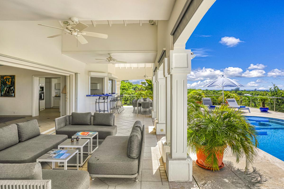 11.Location villa Oceane Terres Basses Saint Martin - Terrasse